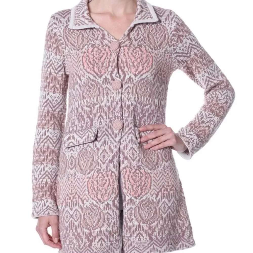ODD Molly Anthropologie Grandma Sweater Ja… - Picture 1 of 6